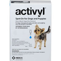 Activyl For Medium Dogs 22 Ð 44 Lbs Blue 4 Pack