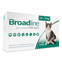 

Broadline Spot-On Solution For Large Cats 5.5 To 16.5 Lbs 6 Pack