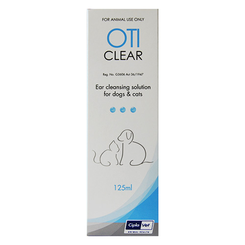 Cipla Oti Clear Ear Cleanser For Dog & Cat - 125 ml