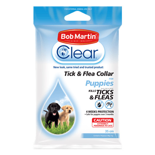 Bob Martin Clear Tick & Flea Collar For Puppies 35cm 1 Pack