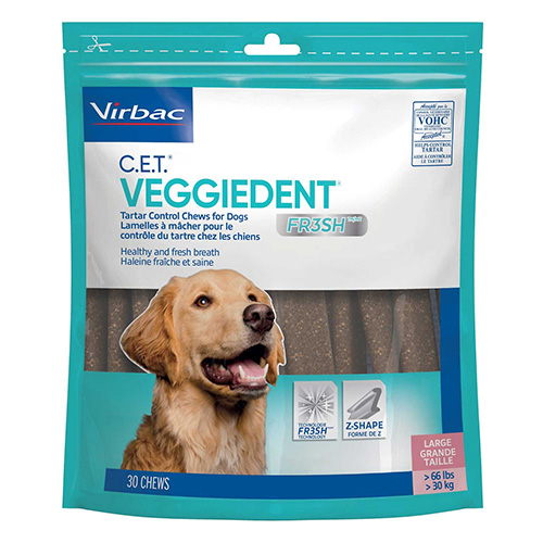 Veggiedent Dental Chews For Large Dogs 15 Chews